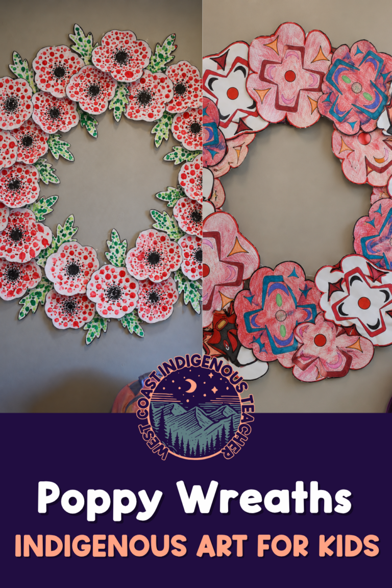 poppy wreath craft for students