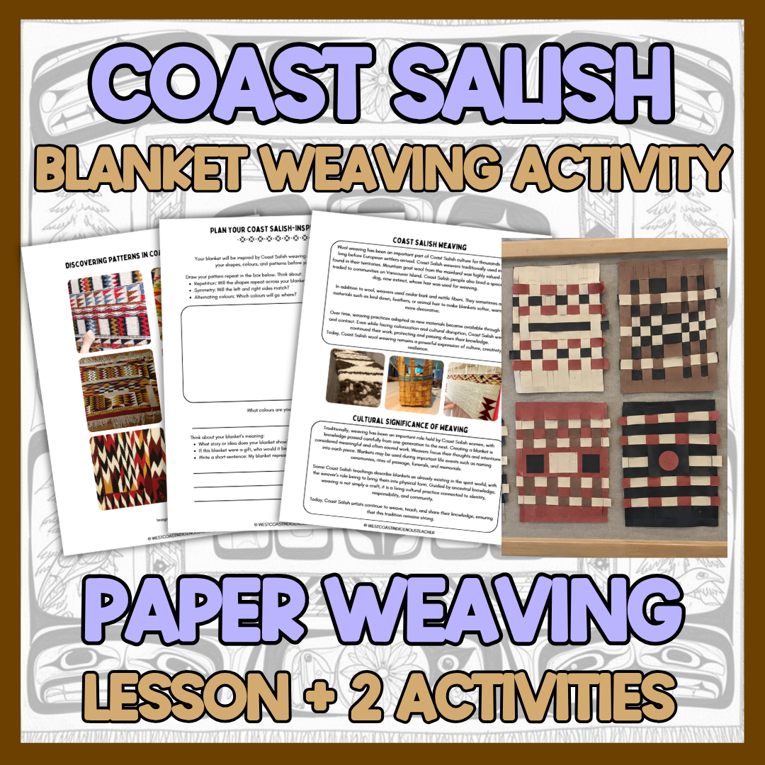 Coast Salish (2) Coast Salish Weaving Lesson & Paper Weaving Activity