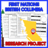 First Nations in BC First Nations in British Columbia Research Project - Social Studies Canada