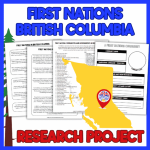 First Nations in British Columbia Research Project - Social Studies Canada