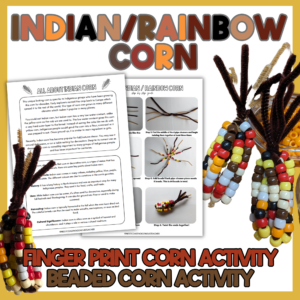 Beaded Rainbow Corn Craft & Indigenous Corn Lesson