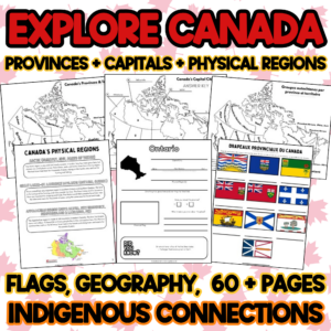 Canada Provinces and Territories Activities - English & French