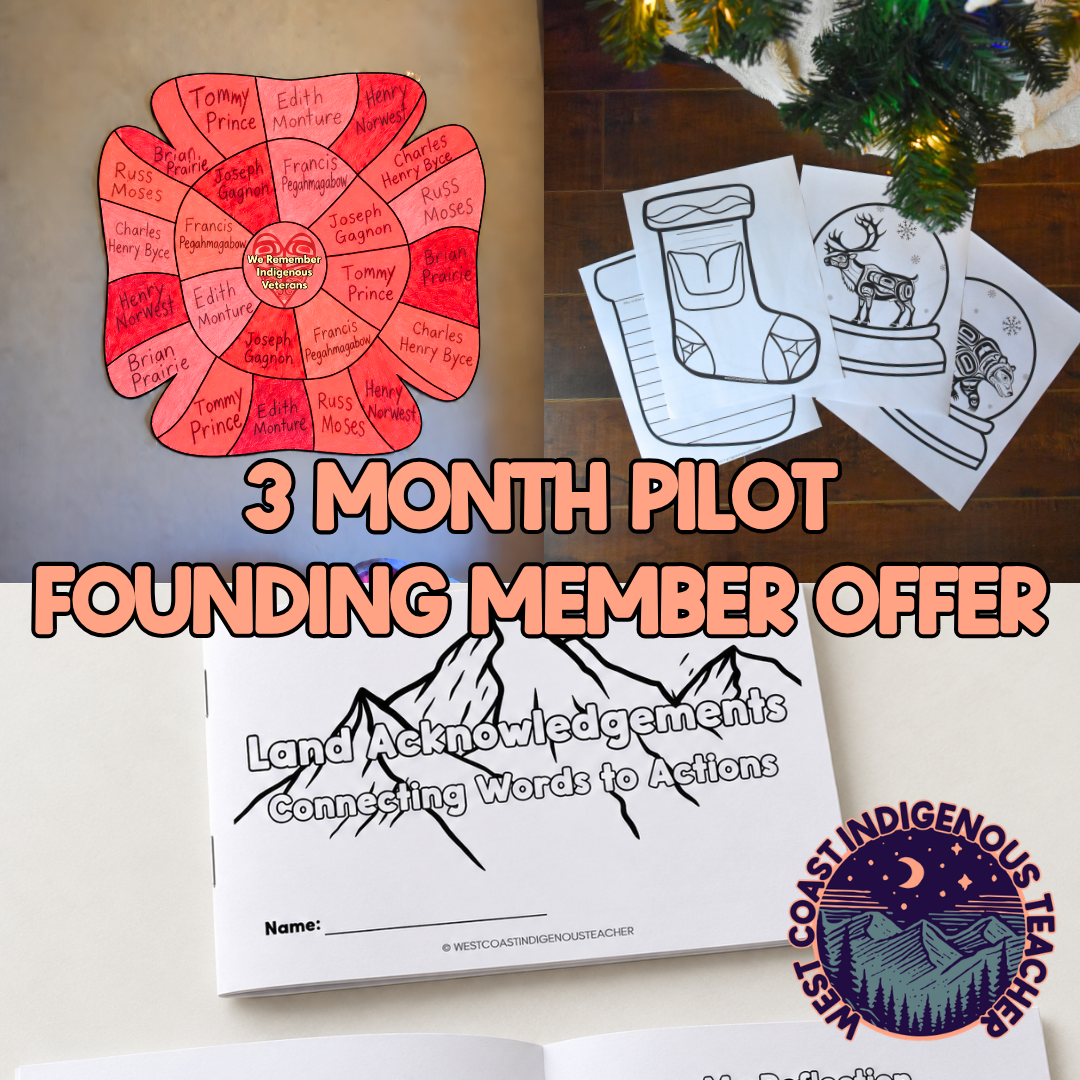 TPT Covers (97) Indigenous Education Resources for Teachers: 3 Month Club