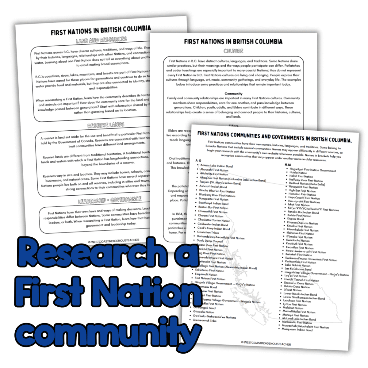 social studies canada (3) First Nations in British Columbia Research Project - Social Studies Canada