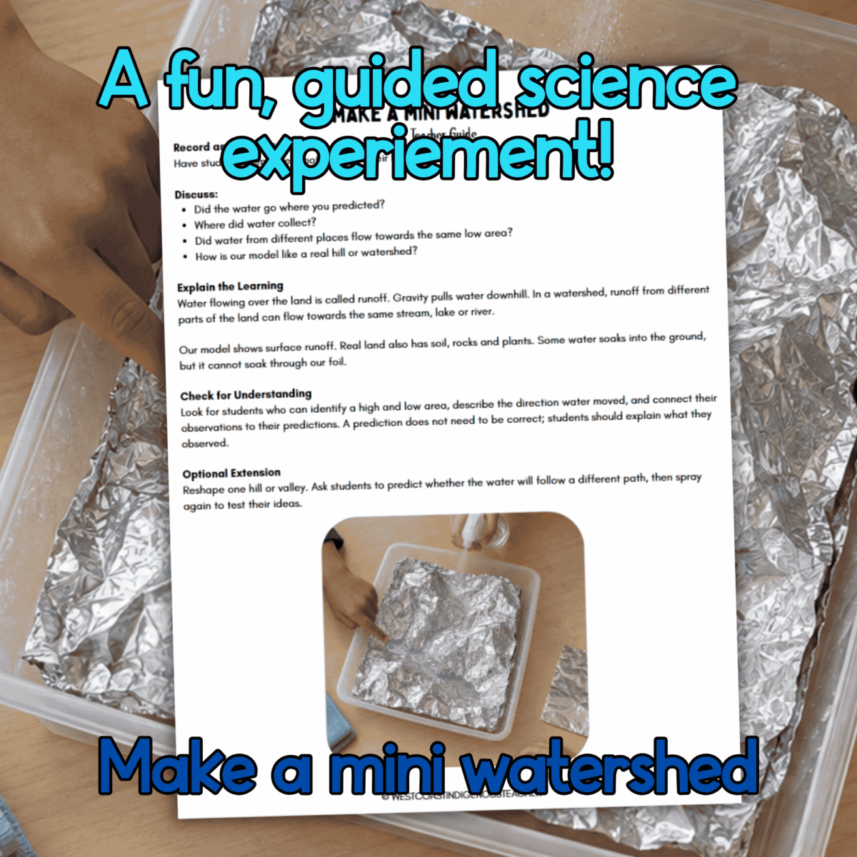 water cycle activity 1 Grade 2 Water Cycle Booklet & Watershed Activities